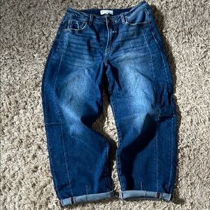 Risen Denim Barrel Jeans